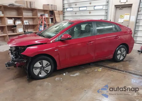 2020 Hyundai Ioniq Hybrid Blue from USA, damaged, VIN KMHC65LC8LU215598